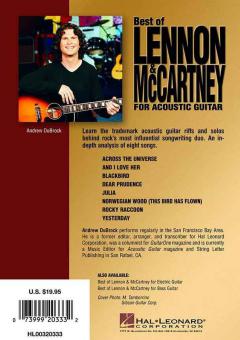 Best Of Lennon And McCartney For Acoustic Guitar 