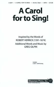 A Carol for To Sing! 
