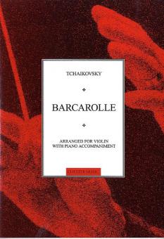 Barcarolle For Violin And Piano Op. 37 No. 6 