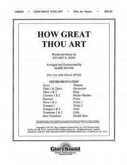 How Great Thou Art 