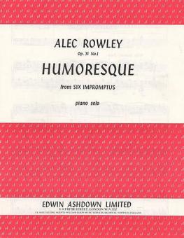 Humoresque from Six Impromptus 