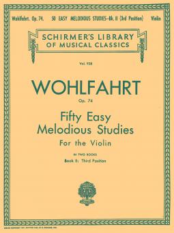 50 Easy Melodious Studies Op. 74 Book 2 