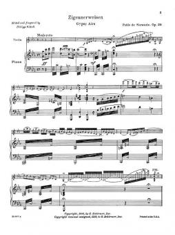 Zigeunerweisen Op. 20 