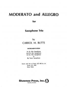 Moderato and Allegro 