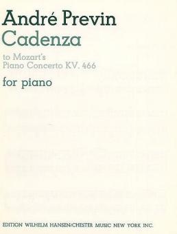 Cadenza To Mozart's Piano Concerto in D Minor KV466 