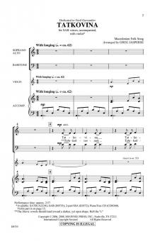 Tatkovina Macedonian Folk Song 