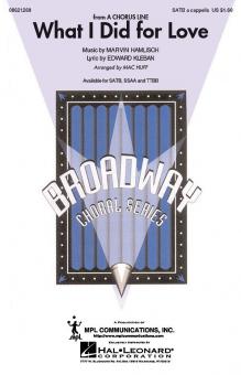 What I Did For Love (From A Chorus Line) 