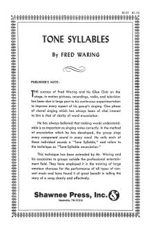 Tone Syllables 