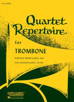 Quartet Repertoire for Trombone 