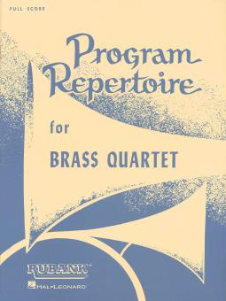 Program Repertoire For Brass Quartet 