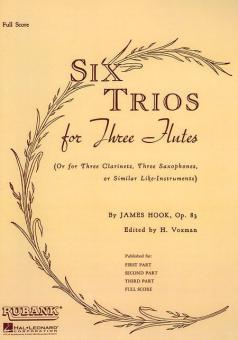 6 Trios for 3 Flutes, Op. 83 