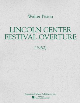 Lincoln Center Festival Overture (1962) 
