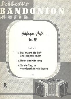 Bandoneon-Schlager Heft 19 
