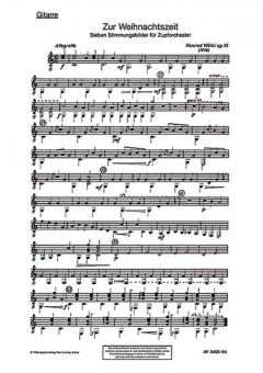 Zur Weihnachtszeit op. 95 