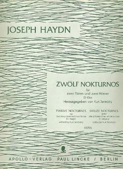 Zwölf Nocturnos D-Dur 