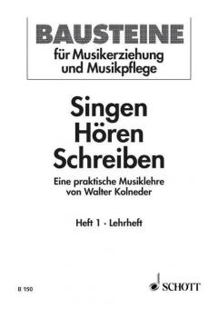 Singen - Hören - Schreiben Heft 1 - Lehrbuch Standard
