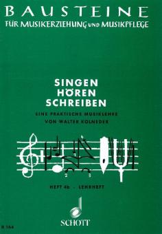 Singen - Hören - Schreiben Heft 4b - Lehrbuch 