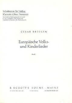 Europäische Volks- und Kinderlieder 1 