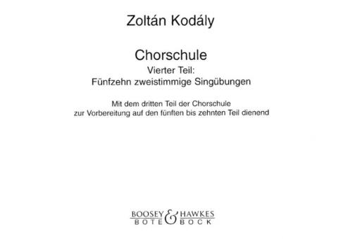 Chorschule 4 