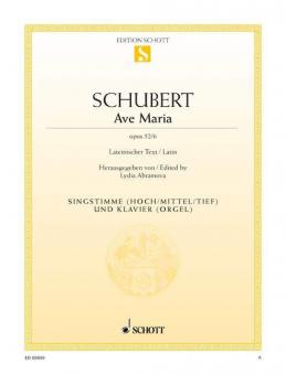 Ave Maria op. 52/6 Standard