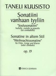 Sonatine in altem Stil 'Weihnachtssonatine' 