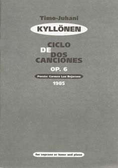 Ciclo de dos Canciónes op. 6 