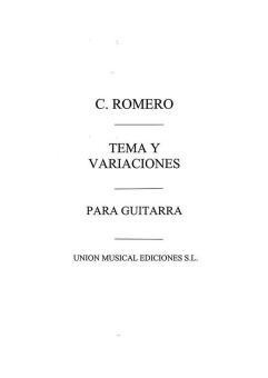 Romero (Celedonio) Tema Y Variacones 