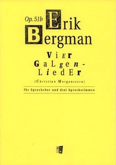 Vier Galgenlieder op. 51b 