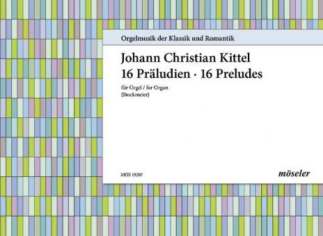 Orgelmusik der Klassik und Romantik 7: 16 Präludien Standard