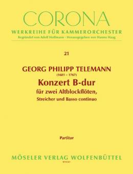 Konzert B-Dur TWV 52:B1 