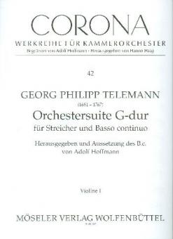 Orchestersuite G-Dur TWV 55:G9 