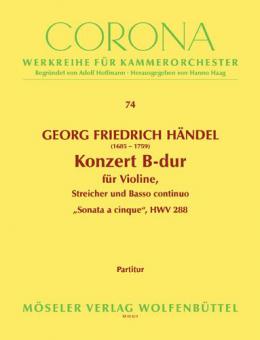 Konzert B-Dur HWV 288 Standard