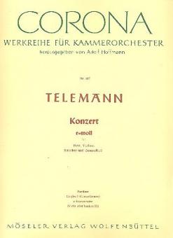 Konzert e-Moll TWV 52:e3 