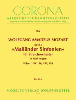 6 Mailänder Sinfonien KV 155-160 1 