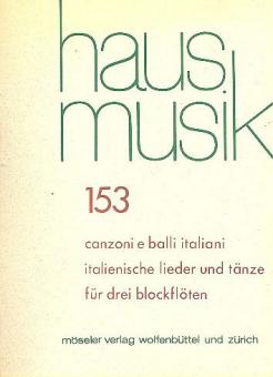 Canzoni e balli italiani 