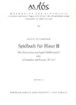 Spielbuch für Bläser 3 