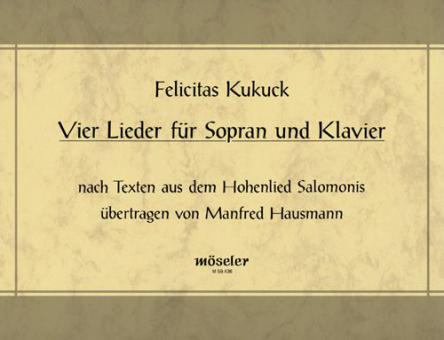 Vier Lieder 