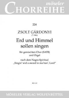 Erd und Himmel sollen singen Standard