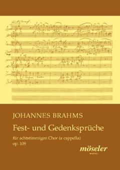 Fest- und Gedenksprüche op. 109 