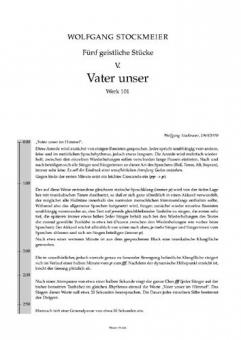 Fünf Geistliche Stücke Nr. 5 Standard