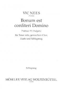 Bonum est confiteri Domino 