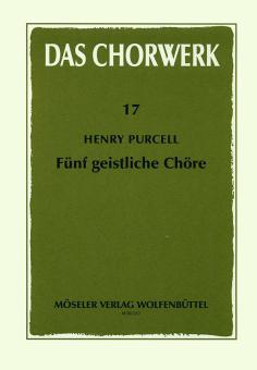 Fünf geistliche Chöre 