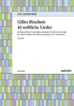16 weltliche Lieder Standard