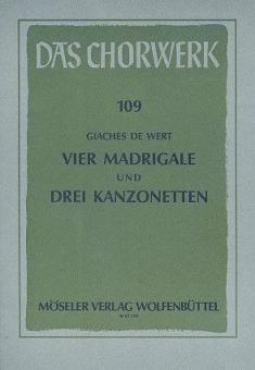 4 Madrigale und 3 Kanzonetten 
