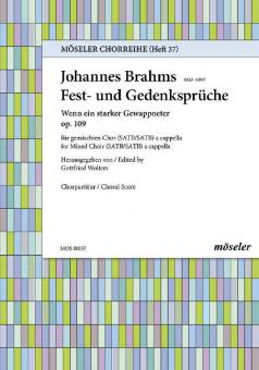 Fest- und Gedenksprüche op. 109 Nr. 2 Standard