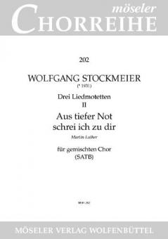 Drei Liedmotetten Wk 271 Standard