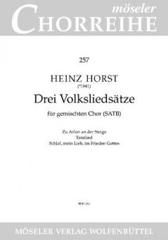Drei Volksliedsätze Standard