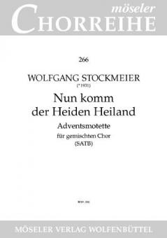 Nun komm der Heiden Heiland Wk 323 Standard