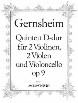 Quintett in D-dur op. 9 