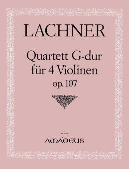Quartett in G-dur op. 107 